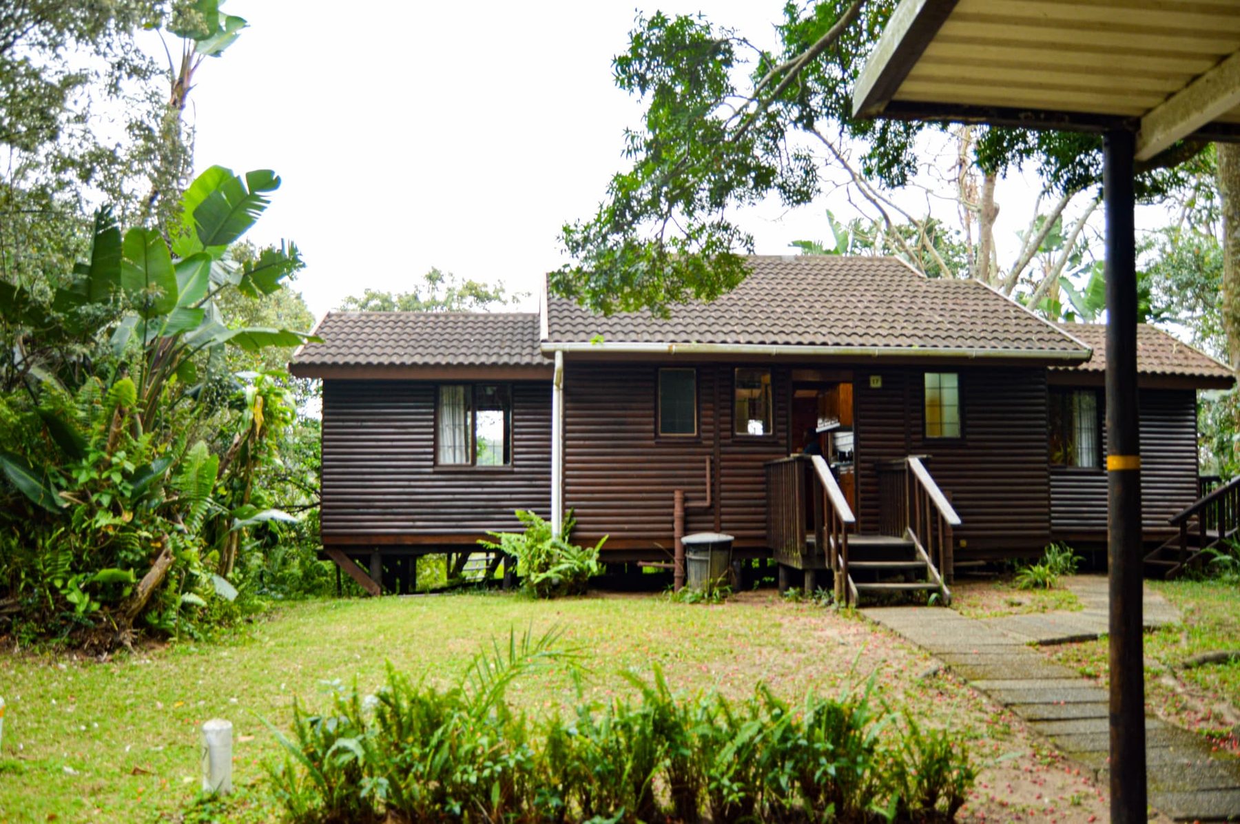 Superior Chalet among the lodge gardens